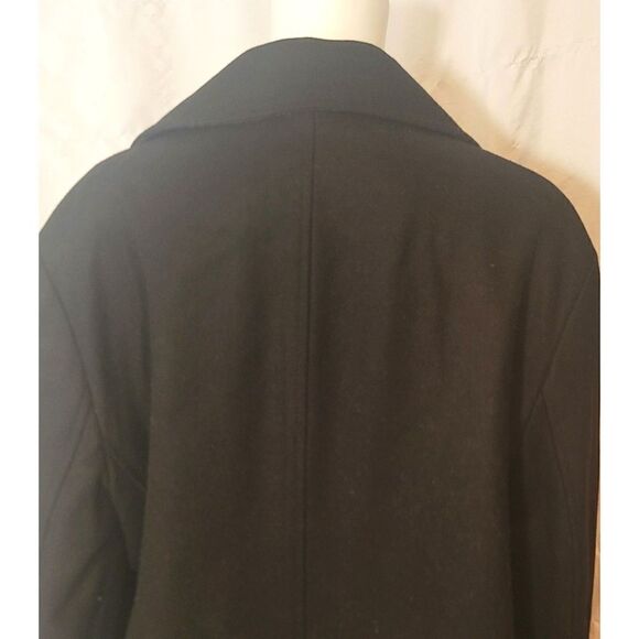 London Fog Double Breasted Wool Blend Pea Coat - Size M - Picture 5 of 9